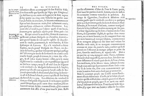 De la republique des Turcs: & là ou l'occasion s'offrera, des meurs & loy de tous Mohamedistes, par Guillaume Postel cosmopolite