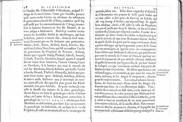 De la republique des Turcs: & là ou l'occasion s'offrera, des meurs & loy de tous Mohamedistes, par Guillaume Postel cosmopolite