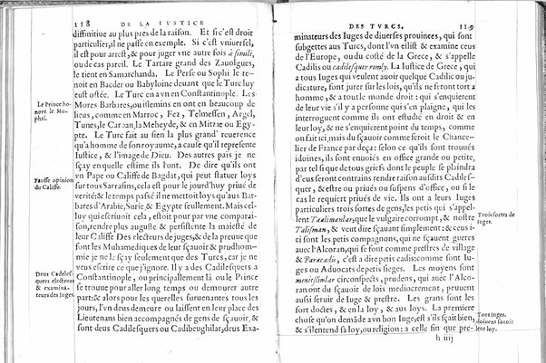 De la republique des Turcs: & là ou l'occasion s'offrera, des meurs & loy de tous Mohamedistes, par Guillaume Postel cosmopolite