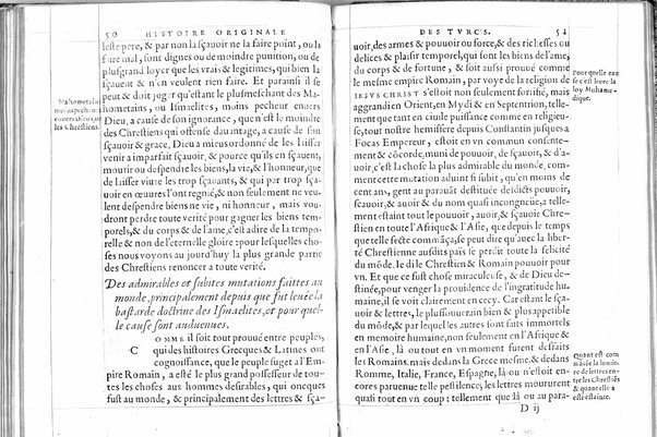 De la republique des Turcs: & là ou l'occasion s'offrera, des meurs & loy de tous Mohamedistes, par Guillaume Postel cosmopolite