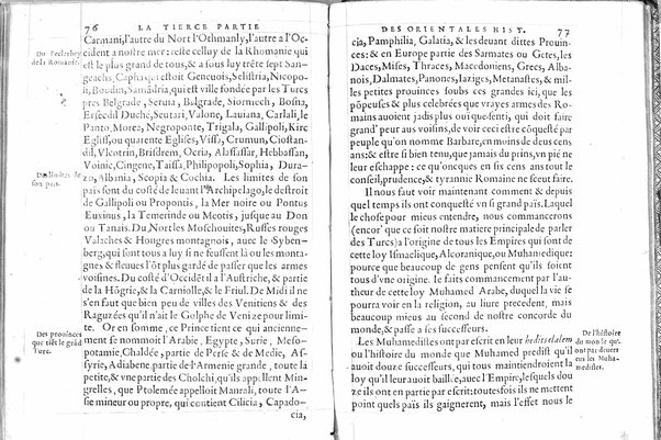 De la republique des Turcs: & là ou l'occasion s'offrera, des meurs & loy de tous Mohamedistes, par Guillaume Postel cosmopolite