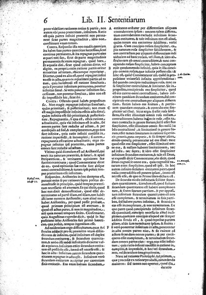 2: Commentariorum in secundum librum sententiarum tomus secundus