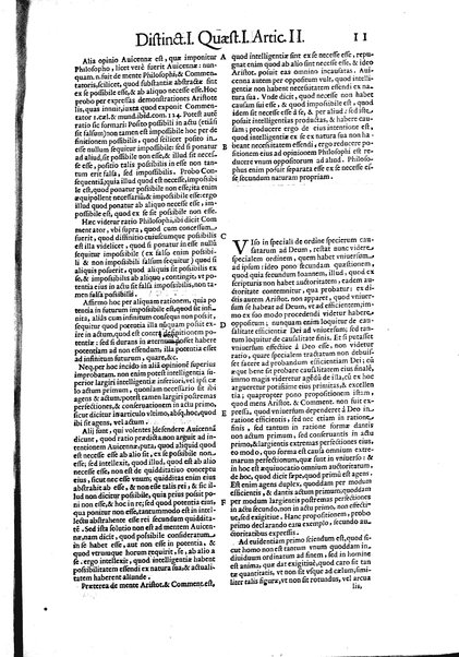 2: Commentariorum in secundum librum sententiarum tomus secundus