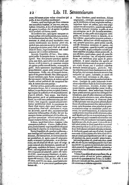 2: Commentariorum in secundum librum sententiarum tomus secundus