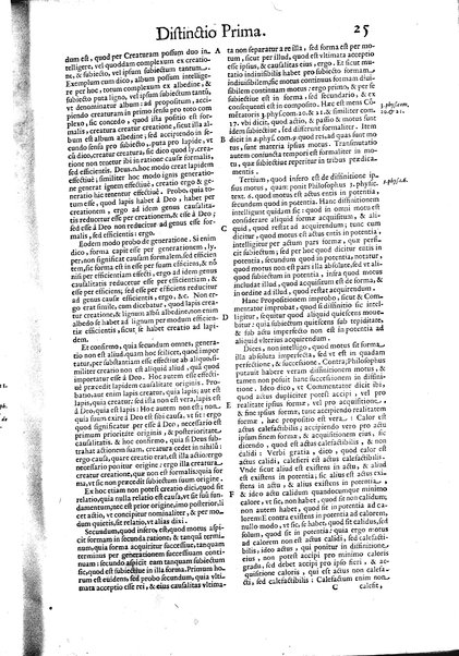 2: Commentariorum in secundum librum sententiarum tomus secundus