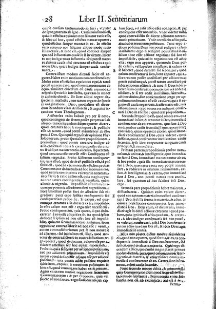 2: Commentariorum in secundum librum sententiarum tomus secundus