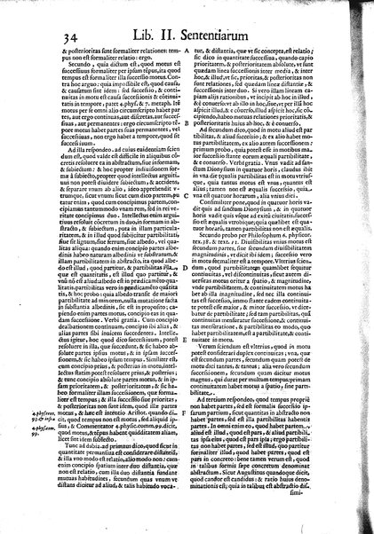 2: Commentariorum in secundum librum sententiarum tomus secundus