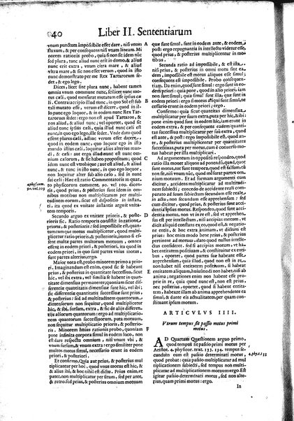 2: Commentariorum in secundum librum sententiarum tomus secundus