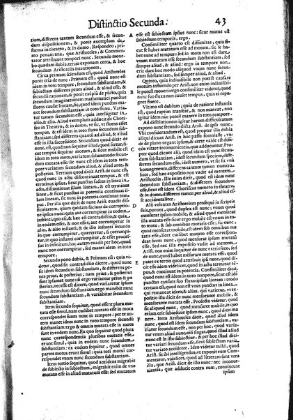 2: Commentariorum in secundum librum sententiarum tomus secundus