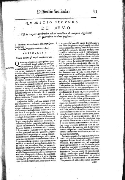 2: Commentariorum in secundum librum sententiarum tomus secundus