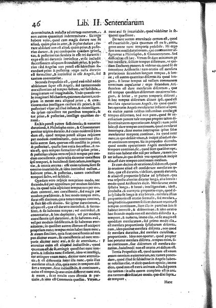 2: Commentariorum in secundum librum sententiarum tomus secundus