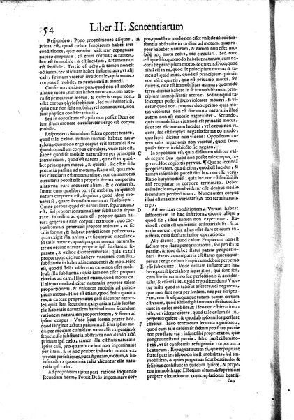 2: Commentariorum in secundum librum sententiarum tomus secundus