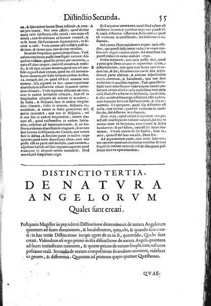 2: Commentariorum in secundum librum sententiarum tomus secundus