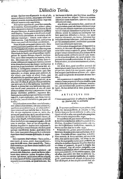 2: Commentariorum in secundum librum sententiarum tomus secundus