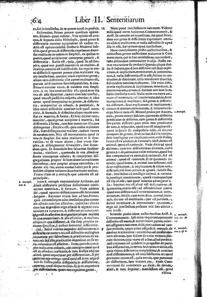 2: Commentariorum in secundum librum sententiarum tomus secundus