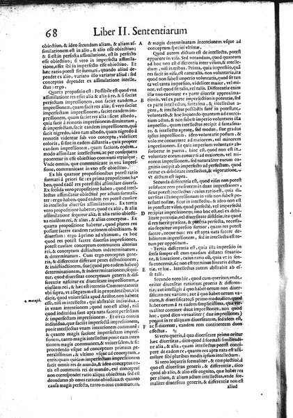 2: Commentariorum in secundum librum sententiarum tomus secundus