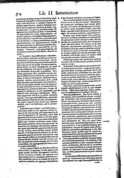 2: Commentariorum in secundum librum sententiarum tomus secundus