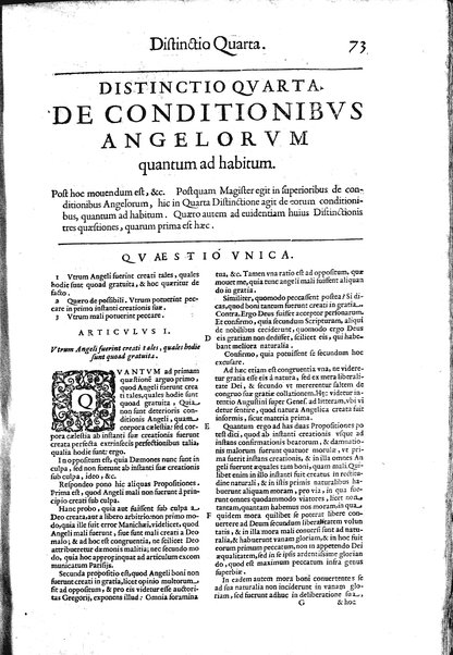 2: Commentariorum in secundum librum sententiarum tomus secundus