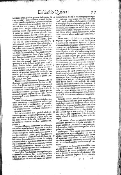 2: Commentariorum in secundum librum sententiarum tomus secundus