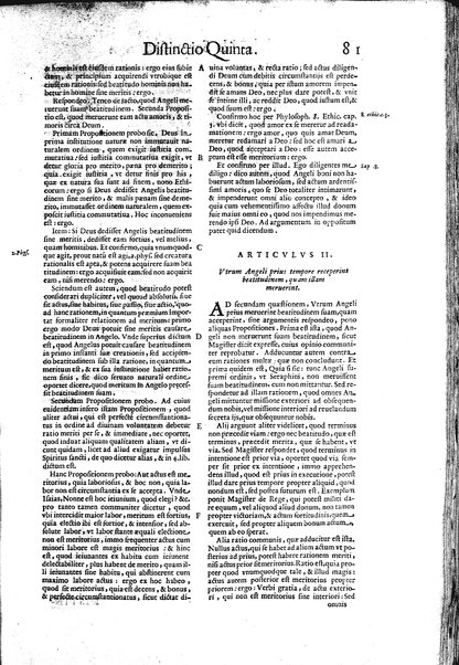 2: Commentariorum in secundum librum sententiarum tomus secundus