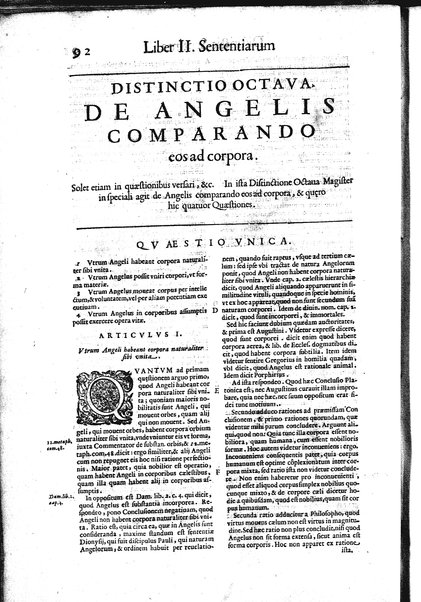 2: Commentariorum in secundum librum sententiarum tomus secundus
