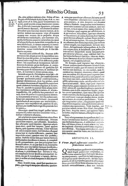 2: Commentariorum in secundum librum sententiarum tomus secundus