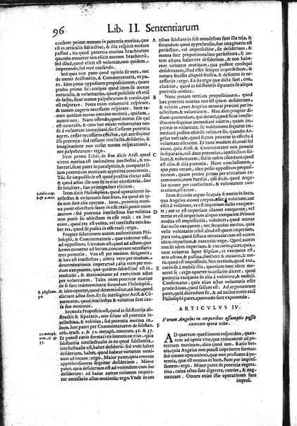 2: Commentariorum in secundum librum sententiarum tomus secundus