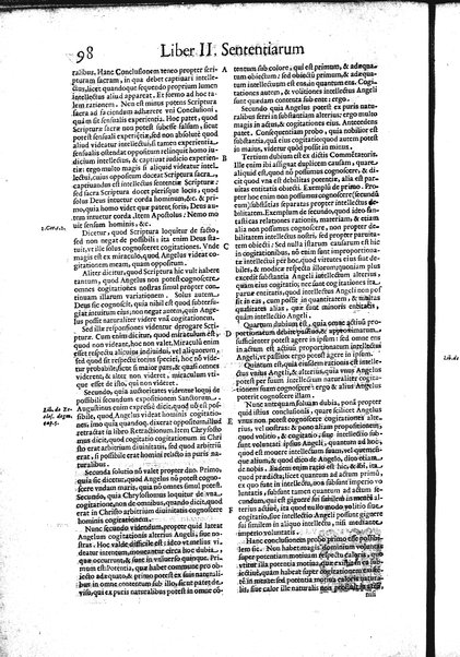 2: Commentariorum in secundum librum sententiarum tomus secundus