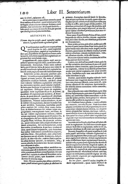 2: Commentariorum in secundum librum sententiarum tomus secundus