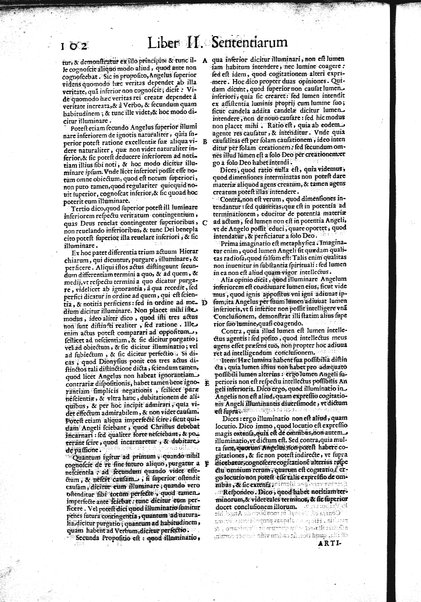 2: Commentariorum in secundum librum sententiarum tomus secundus