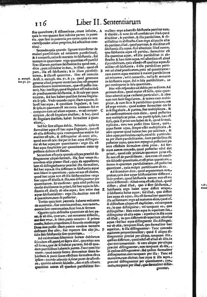 2: Commentariorum in secundum librum sententiarum tomus secundus