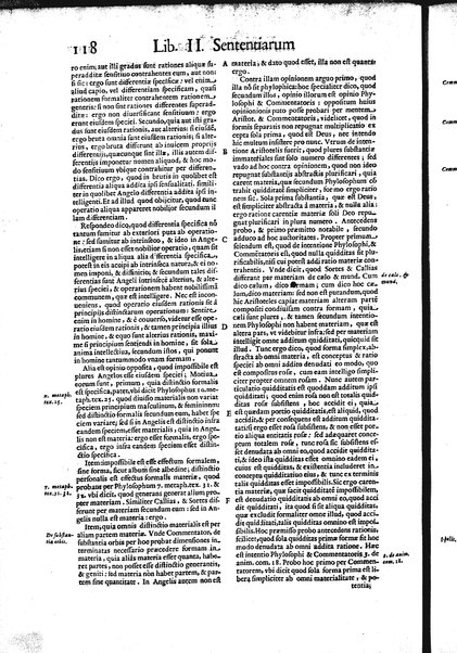 2: Commentariorum in secundum librum sententiarum tomus secundus