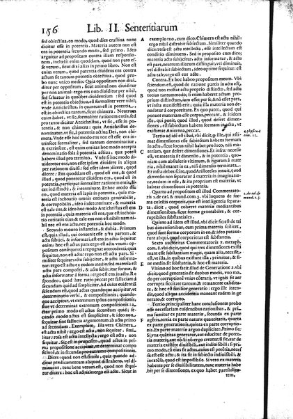 2: Commentariorum in secundum librum sententiarum tomus secundus