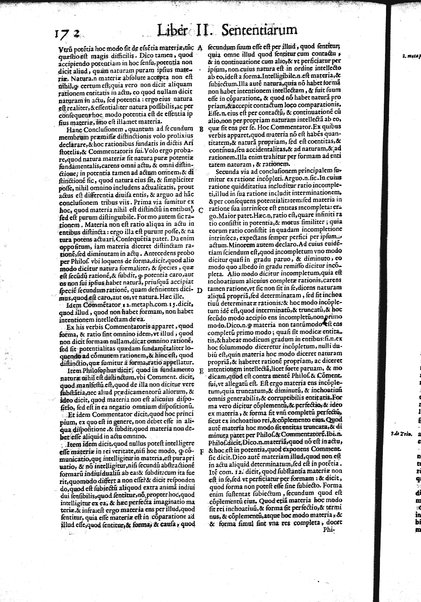 2: Commentariorum in secundum librum sententiarum tomus secundus