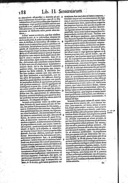 2: Commentariorum in secundum librum sententiarum tomus secundus