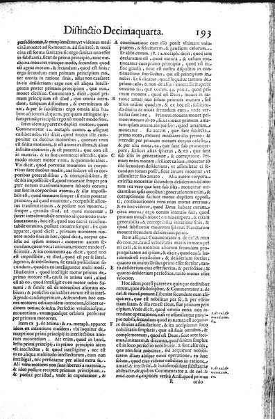 2: Commentariorum in secundum librum sententiarum tomus secundus