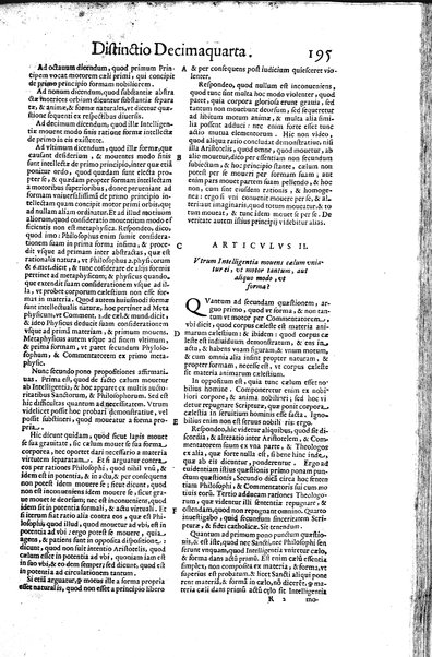 2: Commentariorum in secundum librum sententiarum tomus secundus