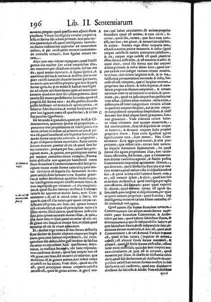 2: Commentariorum in secundum librum sententiarum tomus secundus