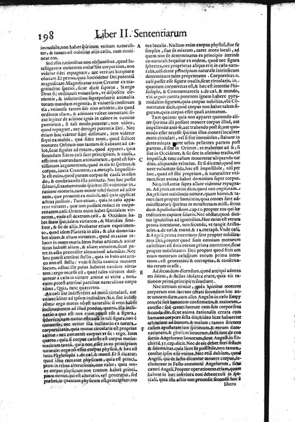 2: Commentariorum in secundum librum sententiarum tomus secundus