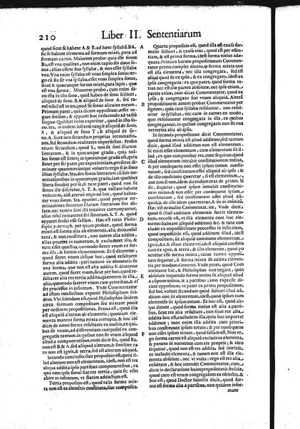 2: Commentariorum in secundum librum sententiarum tomus secundus