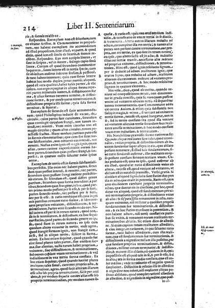 2: Commentariorum in secundum librum sententiarum tomus secundus