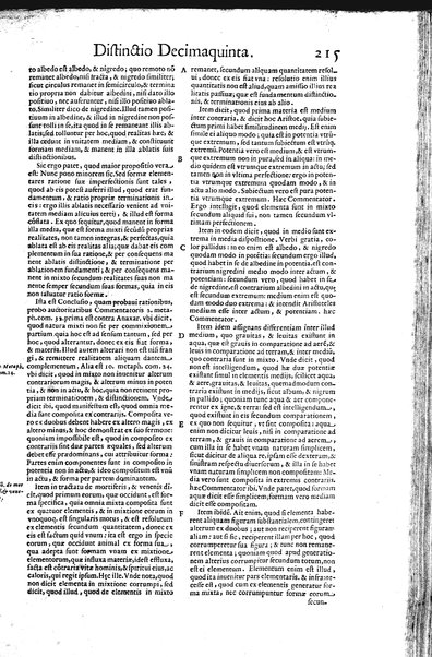 2: Commentariorum in secundum librum sententiarum tomus secundus