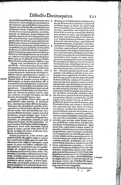 2: Commentariorum in secundum librum sententiarum tomus secundus