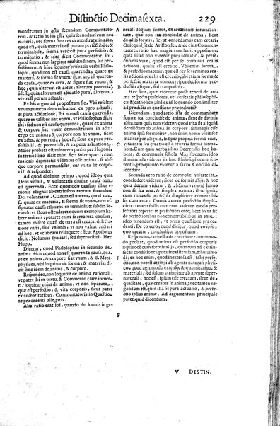 2: Commentariorum in secundum librum sententiarum tomus secundus