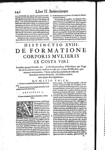 2: Commentariorum in secundum librum sententiarum tomus secundus