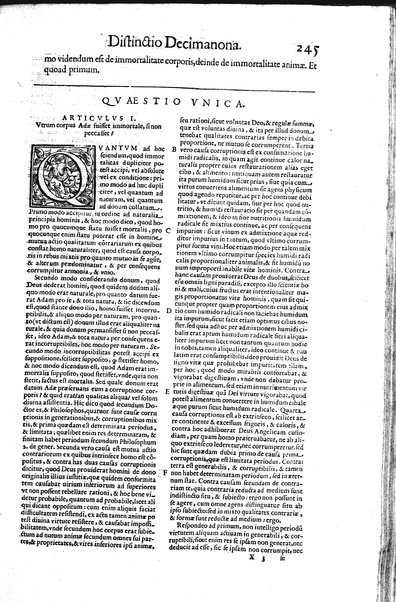 2: Commentariorum in secundum librum sententiarum tomus secundus