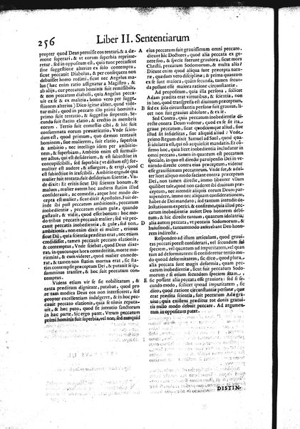 2: Commentariorum in secundum librum sententiarum tomus secundus