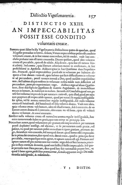 2: Commentariorum in secundum librum sententiarum tomus secundus