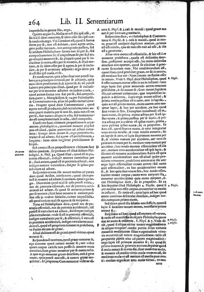 2: Commentariorum in secundum librum sententiarum tomus secundus