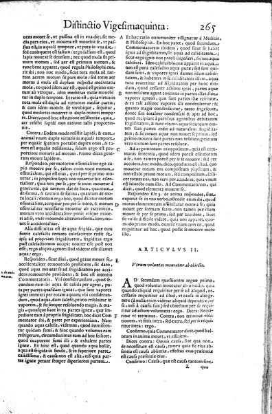 2: Commentariorum in secundum librum sententiarum tomus secundus